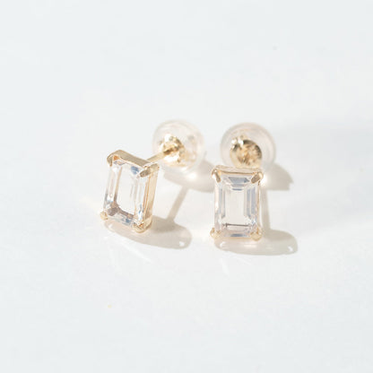 10 Karat Gold Birthstone Earrings ｜43-8001-8015