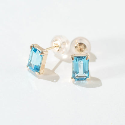 10 Karat Gold Birthstone Earrings ｜43-8001-8015