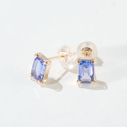10 Karat Gold Birthstone Earrings ｜43-8001-8015