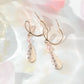 10 Karat Pink Gold Pink Tourmaline Sakura Earring | 55-1182