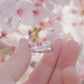 Bague en argent avec émail Sakura (14-2470) 