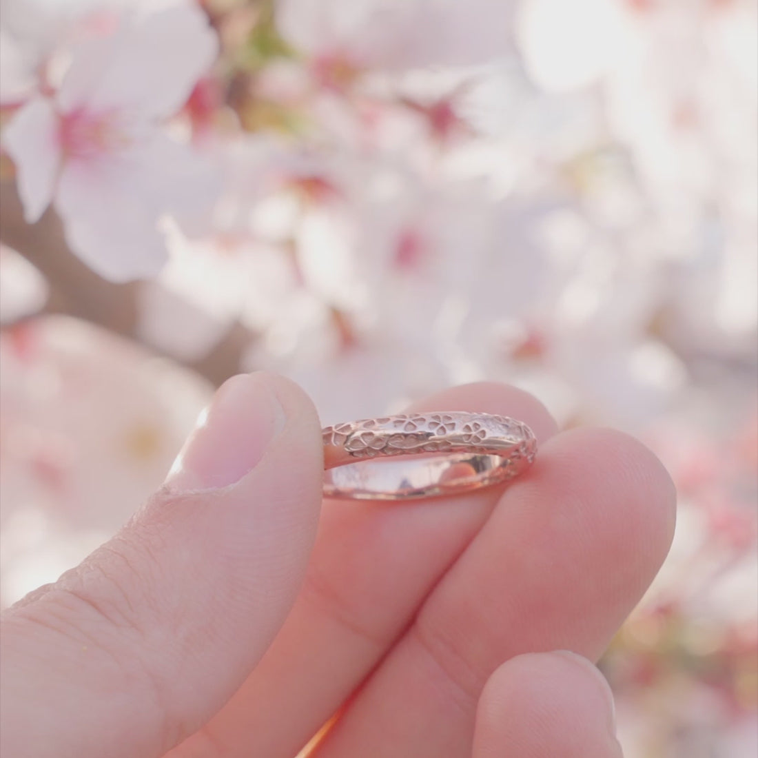 L＆Co.JAPAN】Silver Sakura Pattern Ring ｜14-2477 – L&Co. JAPAN